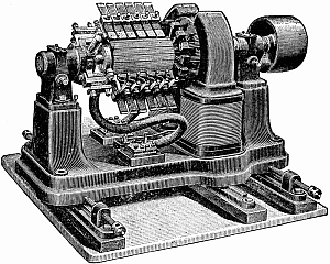 A classic, 310A at 7 V, 1917c high-current dynamo (HT: Wiki)
