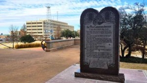 Oklahoma, US 10 Commandments Monument banned by the State Supreme Court in a 2015 decision